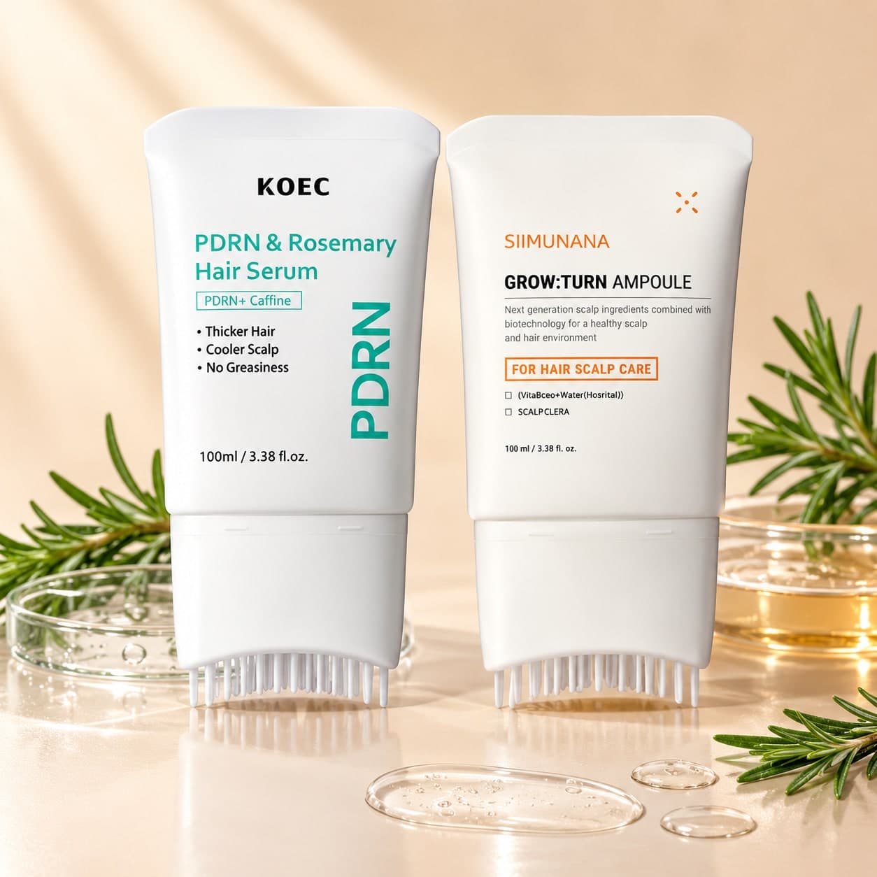 One of each of The Scalp Serum